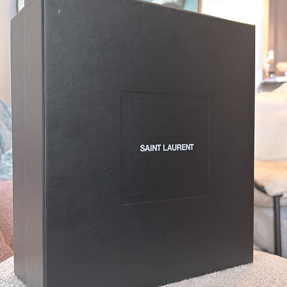 ‼️SAINT LAURENT -Tot Leather Sandal-Pearl 2021 - Picture 10 of 10